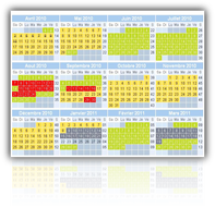 Calendrier de r�servation 